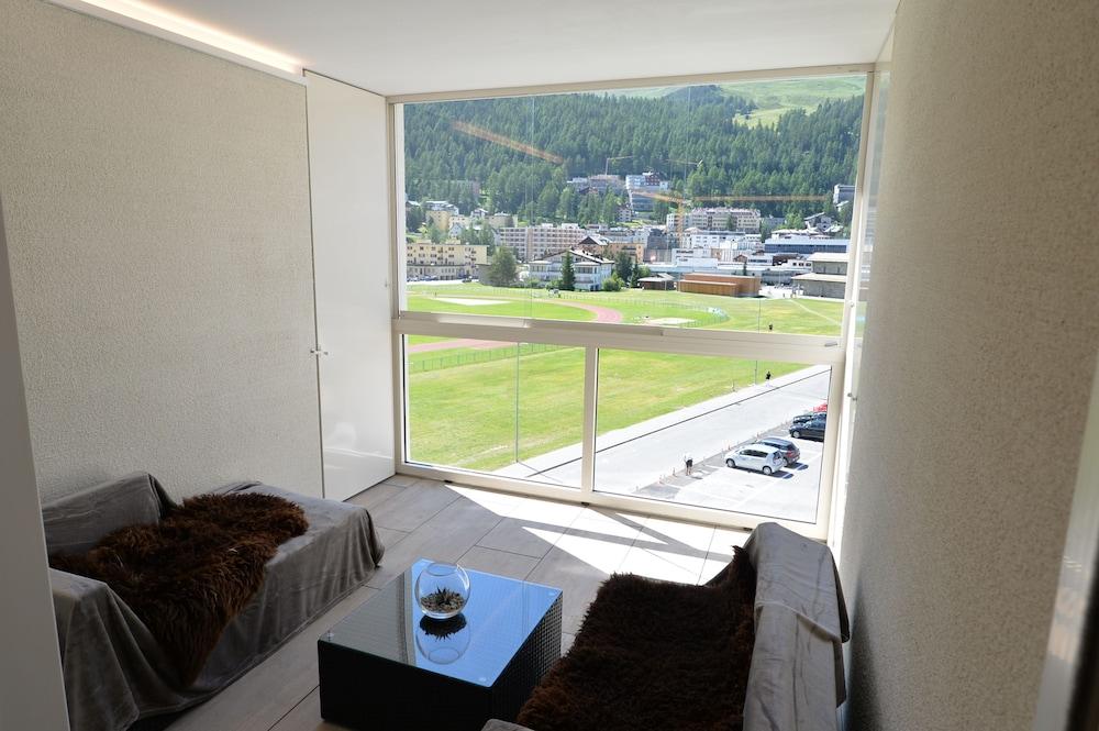 Hotel Sonne St. Moritz 3* Superior Bagian luar foto